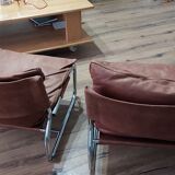 Pair of 70s/80s design armchairs