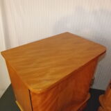 Pair of bedside lemon tree and brass