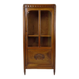 Art Deco walnut display cabinet, France, Circa 1920