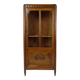 Art Deco walnut display cabinet, France, Circa 1920