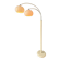 Space Age Dijkstra double arc white mushroom floor lamp
