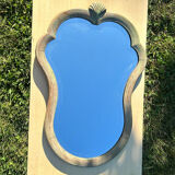 Mermaid wooden mirror