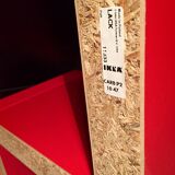 Etagere vintage zig zag red ikea lack series 1980