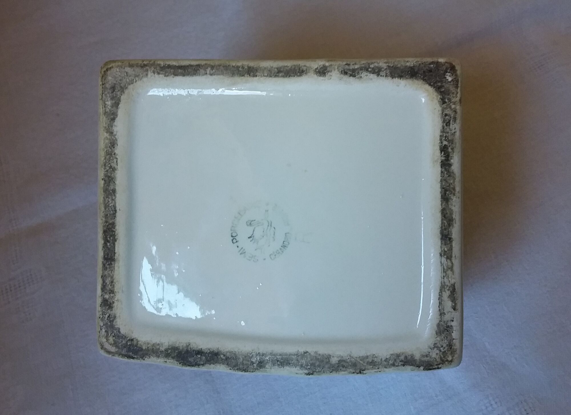 old salt box Faience st Amand Céranord France