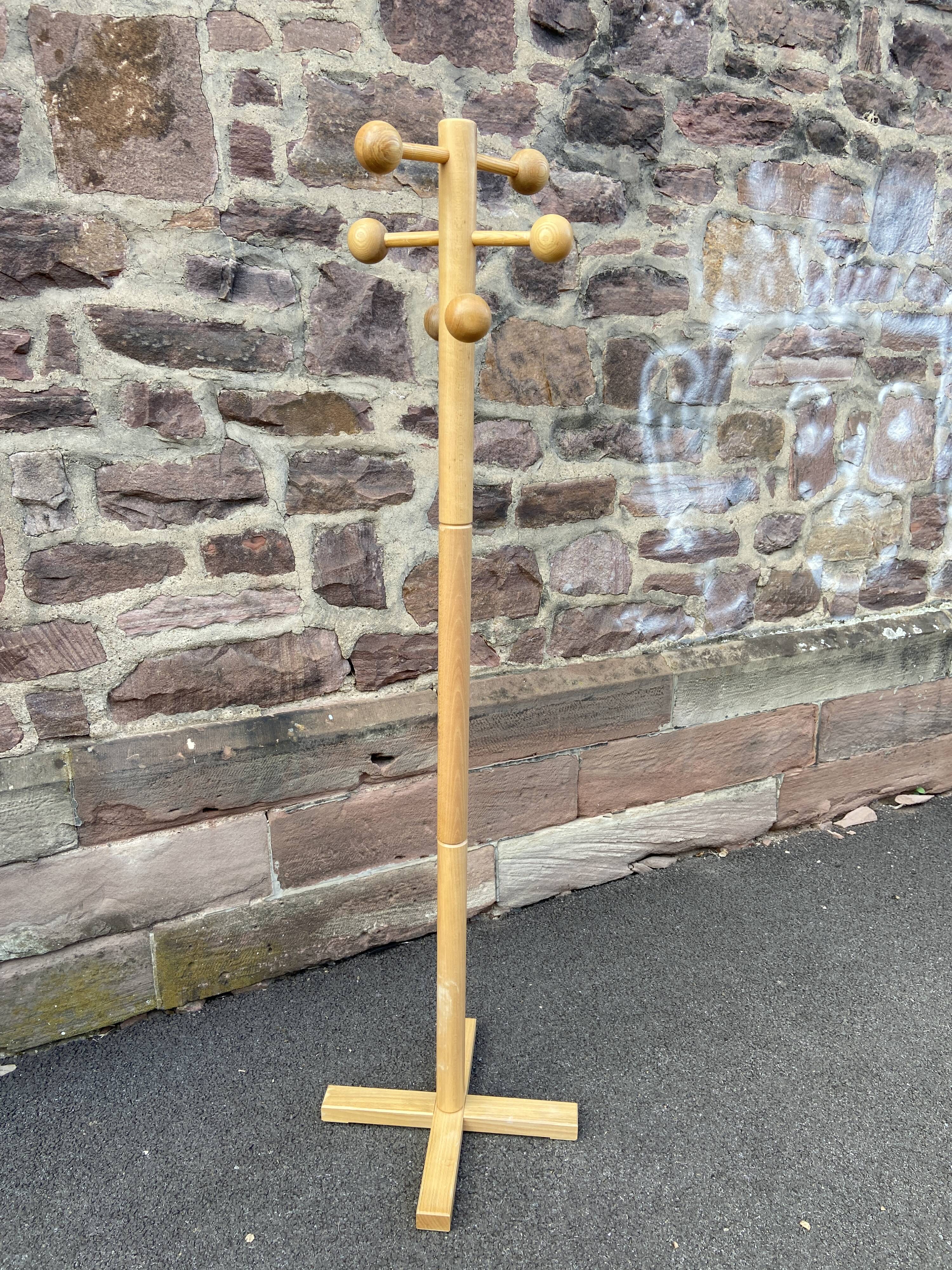Scandinavian Space Age 1980s Parrot Coat Rack Mid-Century Spiral Hooks