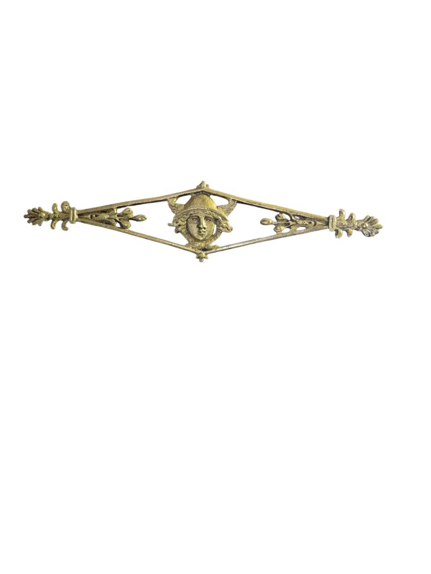 full-length mirror in mahogany Empire style