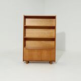 Oak Series Bookcase Model BE04 by Cees Braakman for Pastoe 1950s