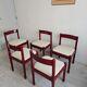 5× cassina carimate chairs door vico magistretti