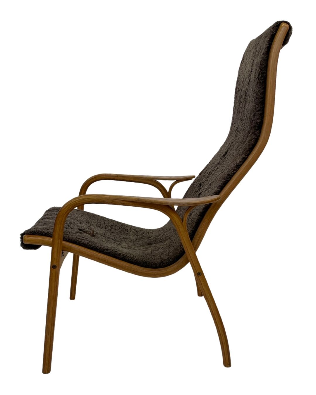 Vintage Swedish lamino armchair Yngve Ekstrom Design