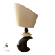 Stylised boat lamp on the wave - Louis Drimmer - 1970s