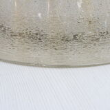 Vintage glass and brass ceiling lamp