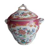 Minton porcelain covered baluster sugar bowl, 19th century