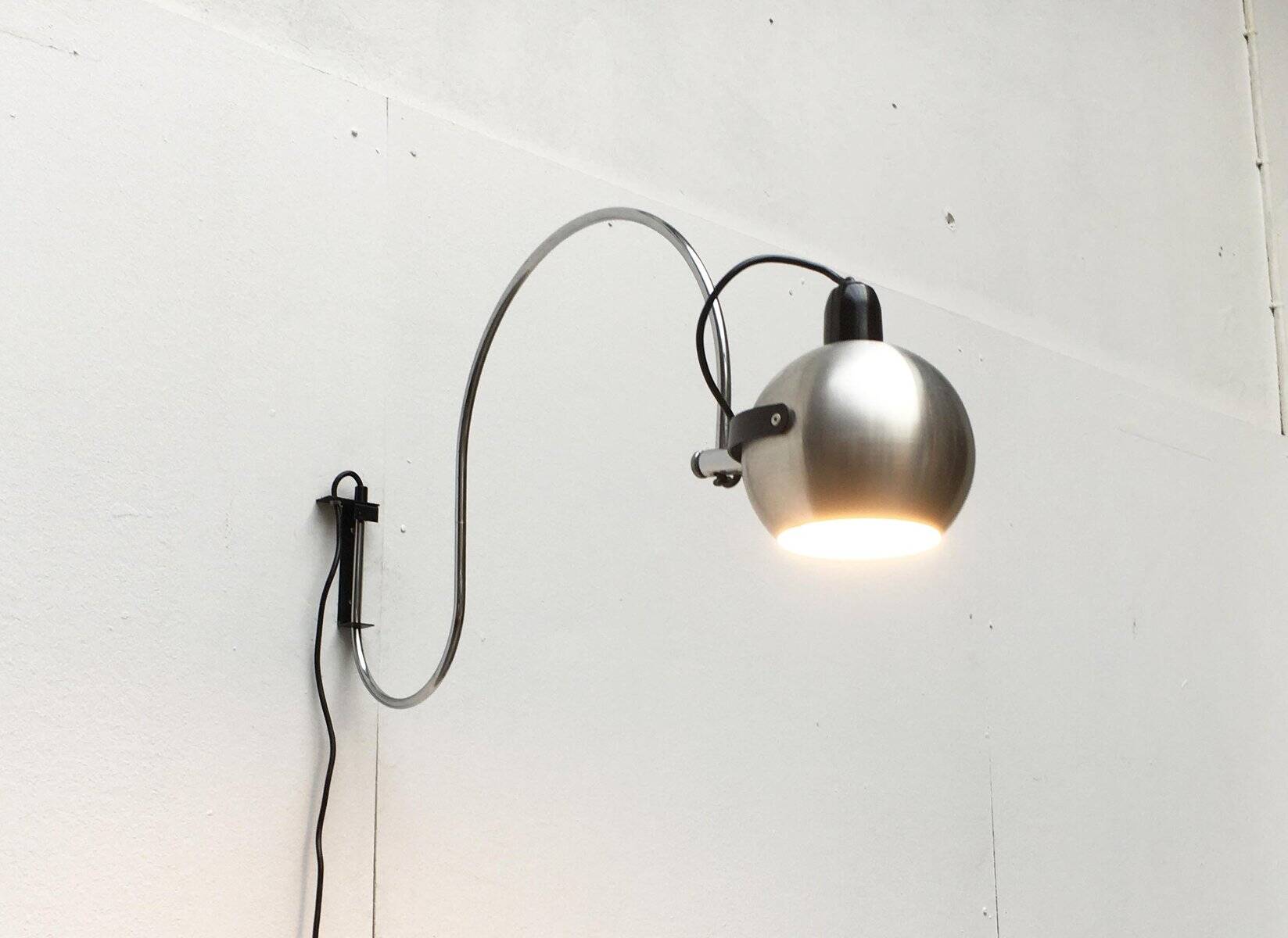 Mid-century space age wall lamp by Anvia