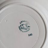 Set of 6 Ceranord dinner plates