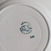 Set of 6 Ceranord dinner plates