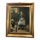Repro de la liseuse au chat de Fritz von Uhde