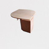 Vintage pink marble coffee table
