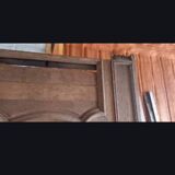 Cheminée et trumeau de château XVIIIe en chêne