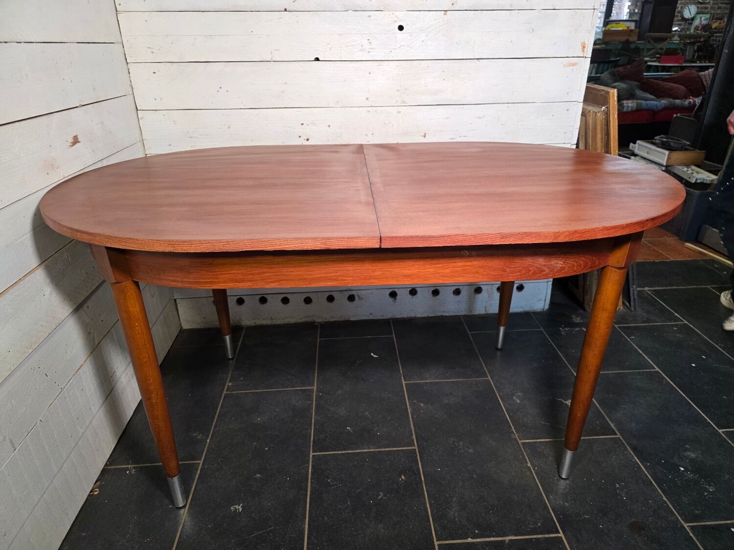 Scandinavian extendable teak table from the 1960s (butterfly extension)