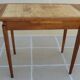 Italian wooden table with 2 extensions from 90 cm to 150 cm, completely restored