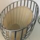 Vintage modernist metal lamp