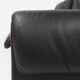 Iconic black leather DS-2011 sofa by De Sede, Switzerland ca. 1980