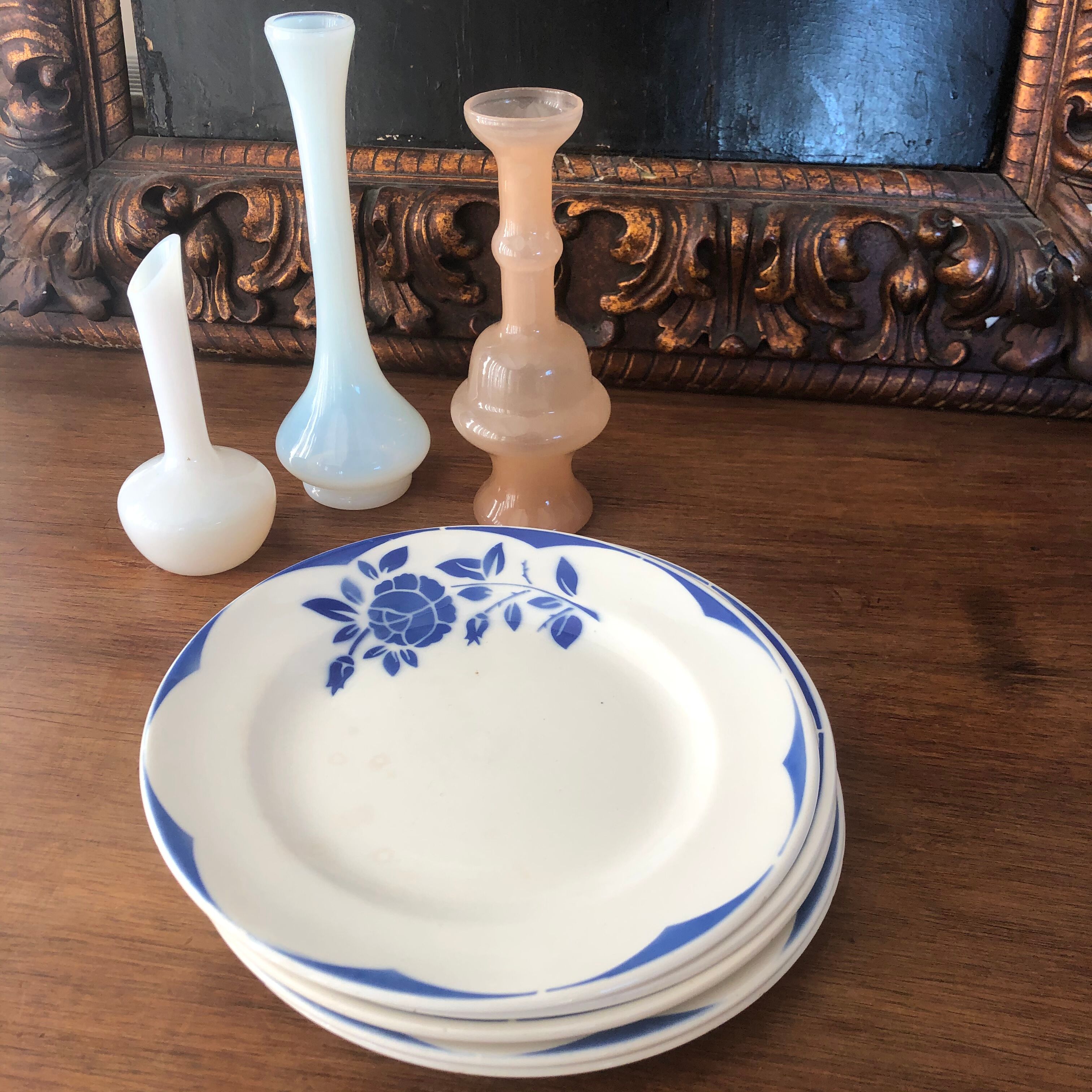 Digoin and Sarreguemines dessert plates - Model Corsica