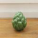 Artichoke salt shaker in vintage slurry