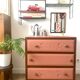 Commode Art Deco et terracotta