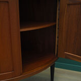 Armoire d’angle en acajou, années 1970, conception danoise, production: danemark