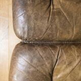Vintage elements sofa with matching hocker and armchair