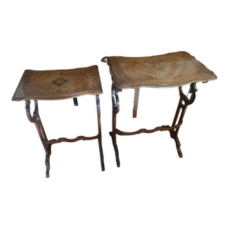 Pair of nesting tables