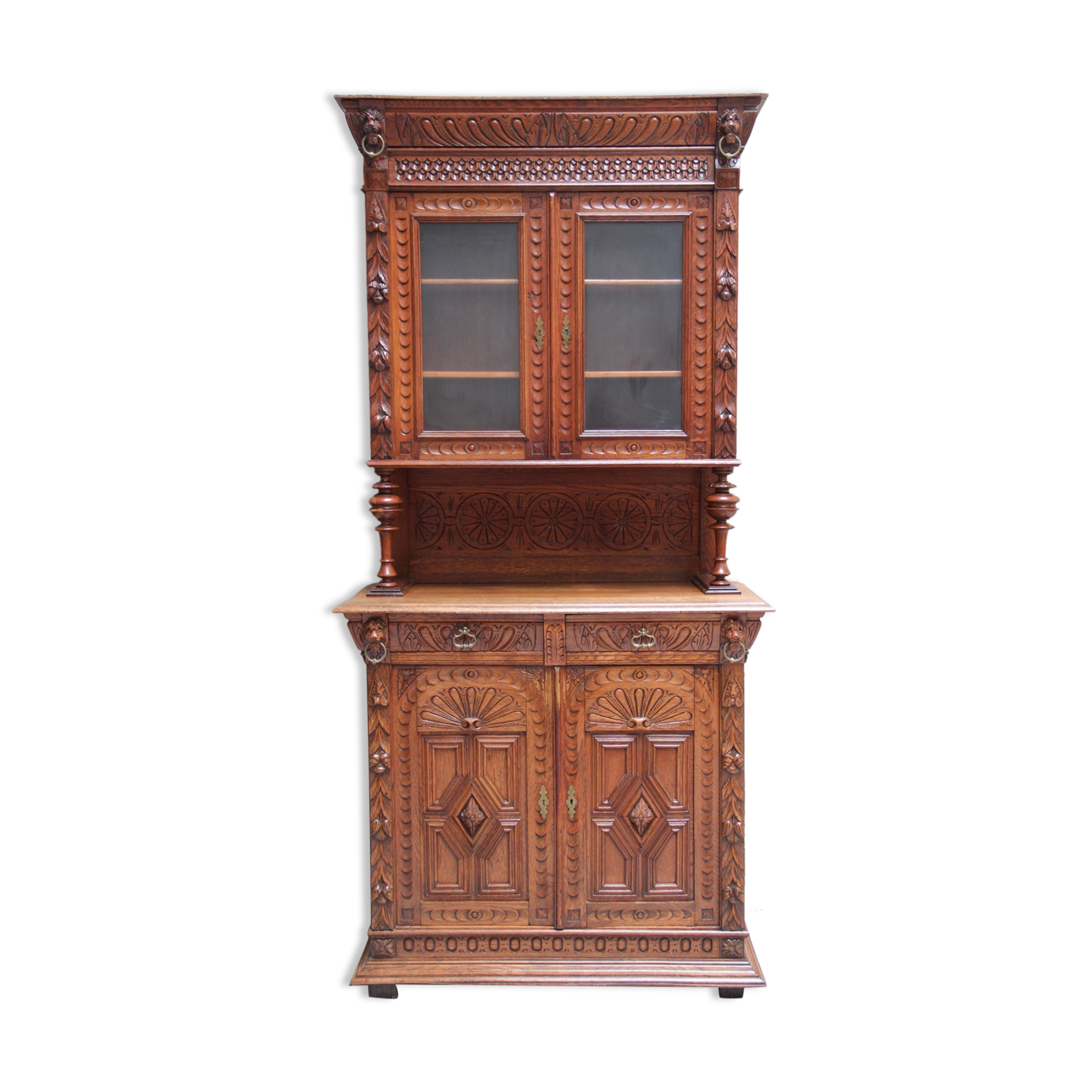 Neo-Renaissance double-body in oak, late 19th century