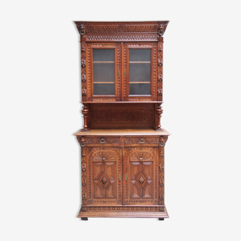 Neo-Renaissance double-body in oak, late 19th century