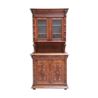 Neo-Renaissance double-body in oak, late 19th century