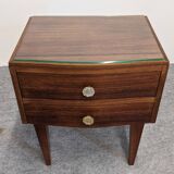 Pair of bedside tables, 50s-60s