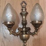 Paire d'appliques murales antiques de style Rococo