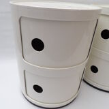 Pair of side tables or piece of sofa Kartell by Anna Castelli