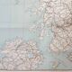 Vintage map of Great Britain 1972