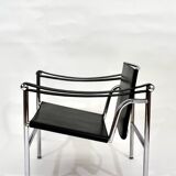 Pair of LC1 armchairs, LeCorbusier, Perriand, Jeanneret, ed.Cassina