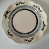 Signed vintage plate – Stylized lobster design – A. Faure for JGP