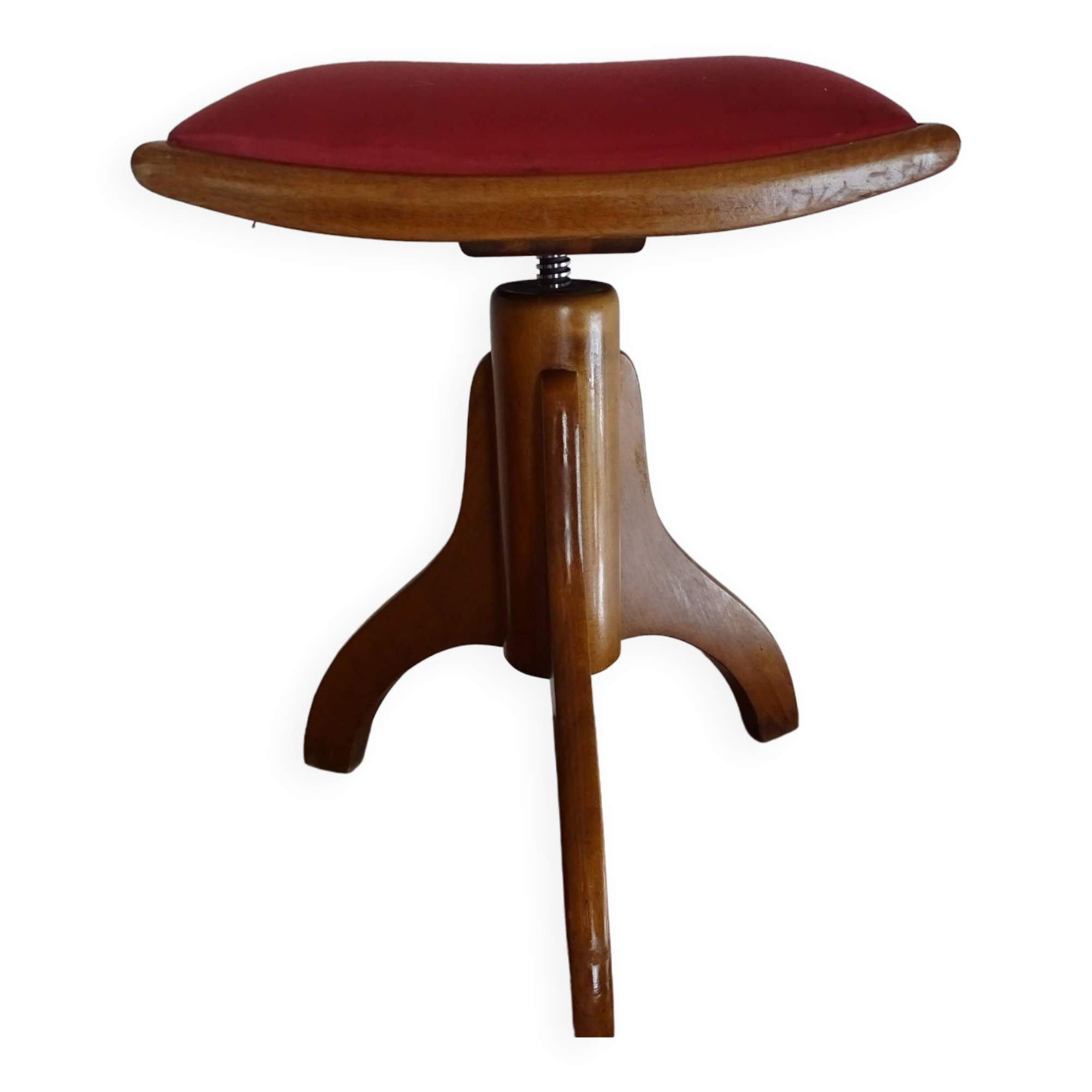 Tabouret de piano vintage années 50