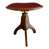 Vintage piano stool 50s
