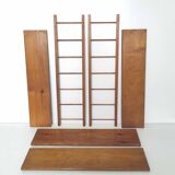 Vintage wood wall shelf