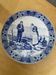 Large vintage wall plate in Delft pottery "L'Angélus" by Chemkefa