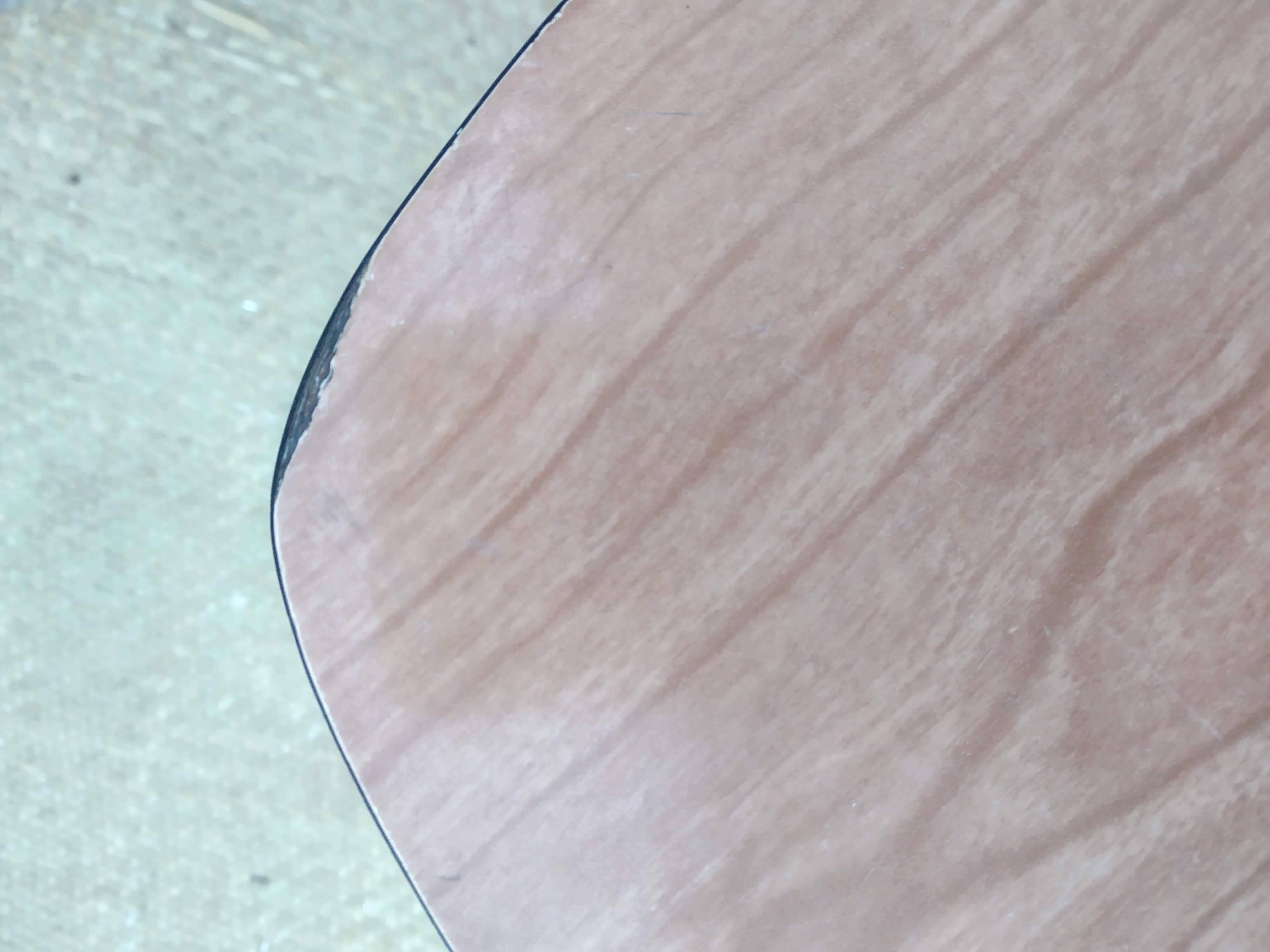 Formica wood effect stool