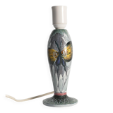 Scandinavian Modern Ceramic Butterfly Motif Table Lamp by Tilgmans, Sweden 1960