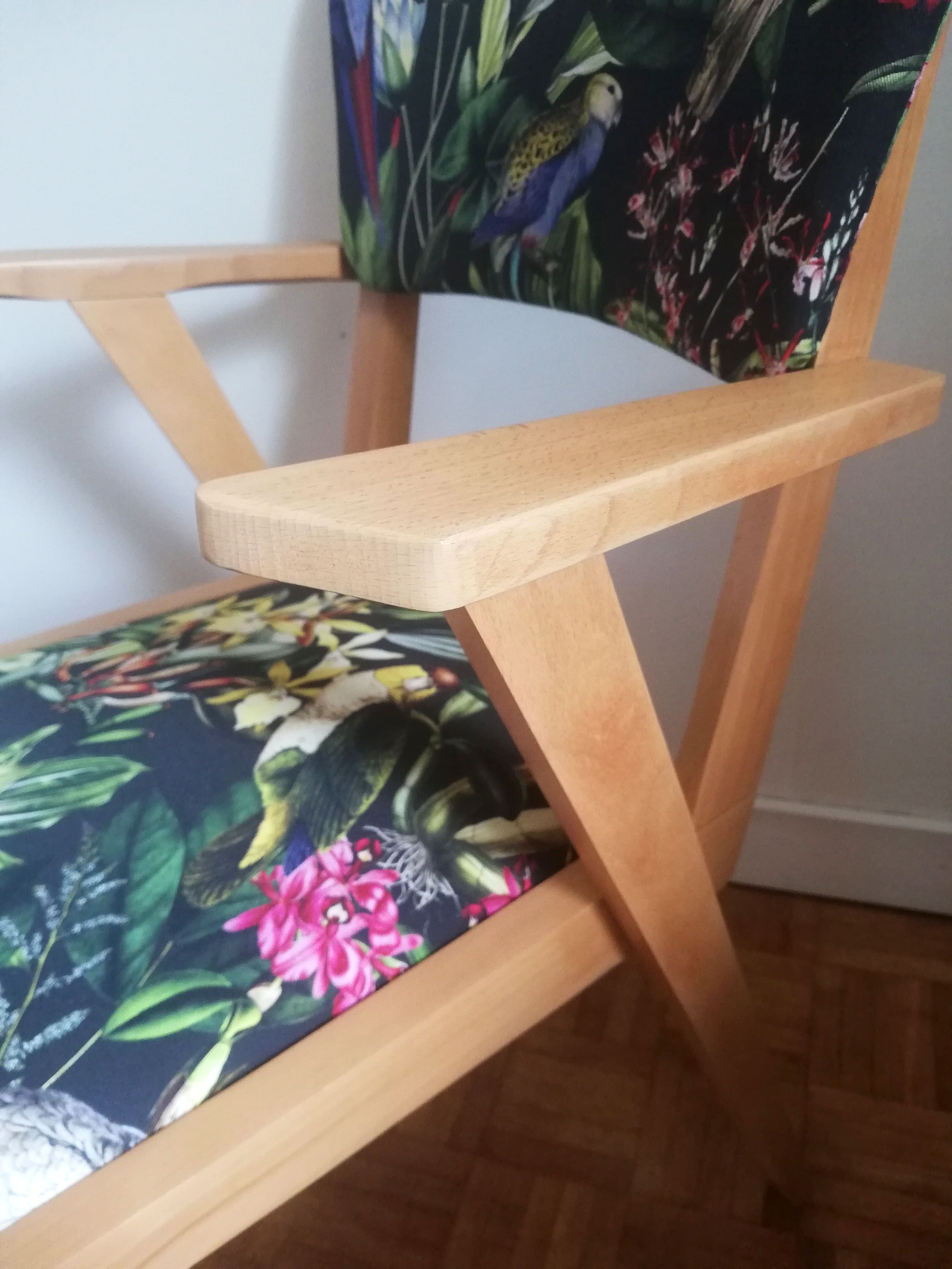 Chair bridge feet compass renovated jungle