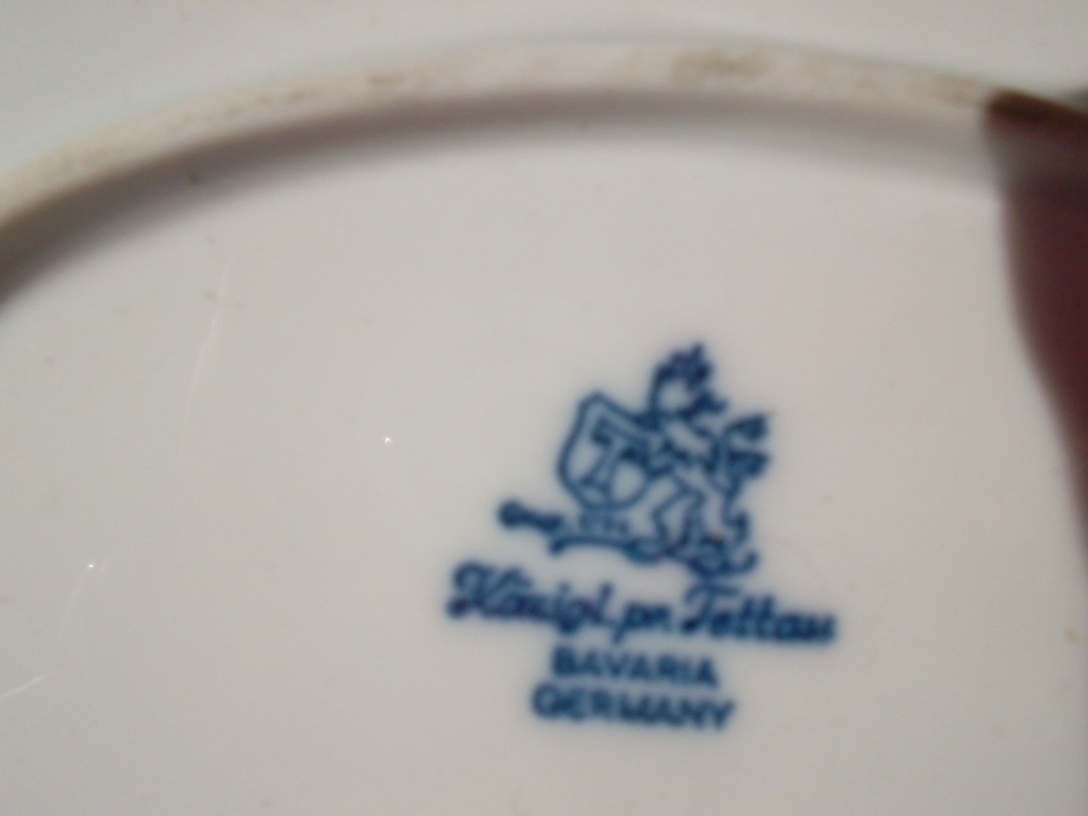 White porcelain dish