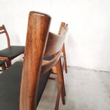Set of 4 Scandinavian chairs, 1960